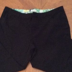 Capris black cold water creek size 18 like new.